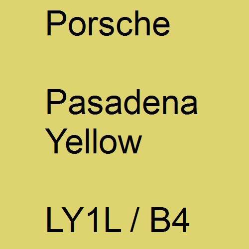 Porsche, Pasadena Yellow, LY1L / B4.